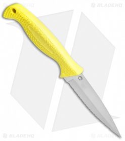 Get Spyderco Fish Hunter Salt Knife Yellow (4.39 Satin Full Serr) FB40SYL  Bestsellers at a reasonable price, only at 's online store